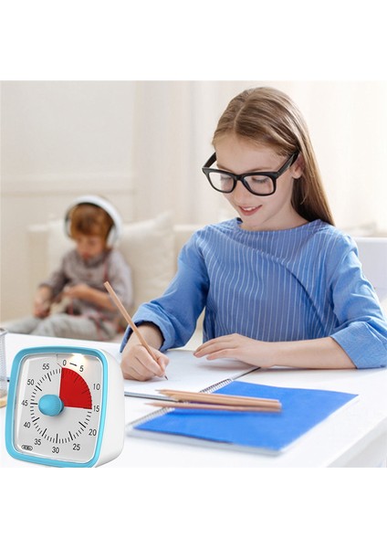 Gece Işıklı Görsel Zamanlayıcı, Çocuklar ve Yetişkinler Için 60 Dakikalık Geri Sayım Zamanlayıcısı, Zaman Yönetimi Aracı (Mavi) (Yurt Dışından) fiyatları