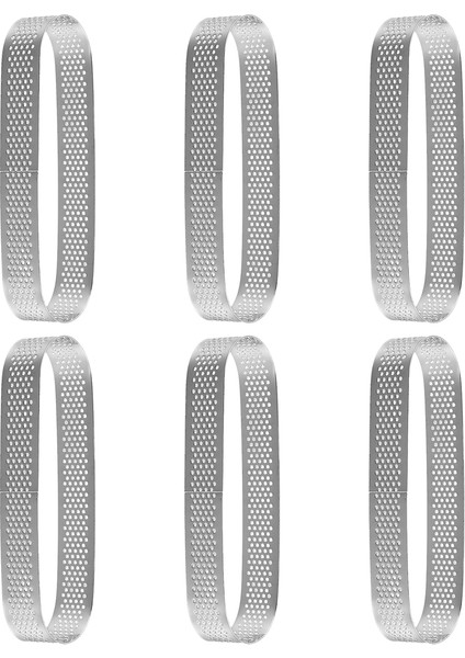 Adet Oval Tart Halkası Paslanmaz Çelik Delikli Kalıp Mus Halkası Fransız Tatlı Pasta Süsleme Mus Kalıbı Pişirme Gereçleri (Yurt Dışından) fiyatları