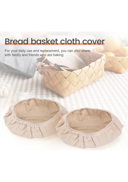 Adet Oval Şekilli Ekmek Mayalama Sepeti Kılıfı Doğal Rattan Pişirme Hamuru Ekşi Maya Mayalama Sepeti Kumaş Astarı (Yurt Dışından) fırsatları