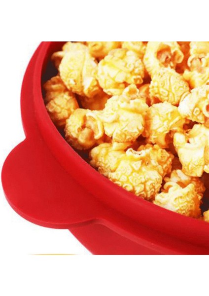 Yüksek Kaliteli Mikrodalga Patlamış Mısır Kasesi Kovası Silikon Kendin Yap Patlamış Mısır Makinesi Kapaklı Cips Meyve Tabağı Mutfak Kolay Araçlar C (Yurt Dışından) modelleri