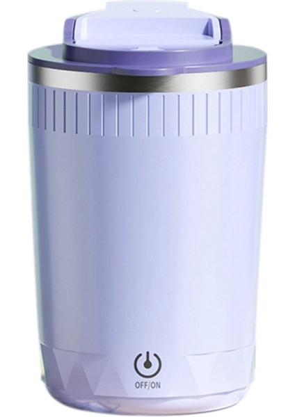 Otomatik Karıştırma Kupası, Kahve Sütü Karıştırma Kabı, Elektrikli Blender, 400 ml Mor (Yurt Dışından)