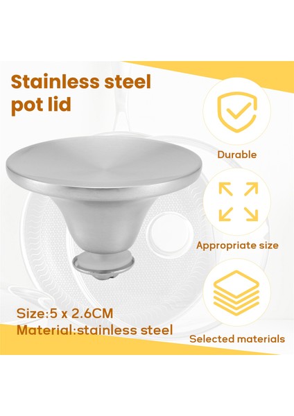 Sap, Tencere ve Diğer Emaye Kaplamalı Dökme Demir Fırın Tencereleri Için Paslanmaz Çelik Yedek Sap 5x2.6cm (Yurt Dışından) fırsatları