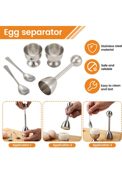 Yumurta Kesici, Yumurta Dilimleyici Mutfak Yumurta Açacağı Aleti Yumurta Kırıcı Sökücü Sert Haşlanmış Yumurtalar Için Yumurta Kabuğu Ayırıcı (Yurt Dışından) indirimleri
