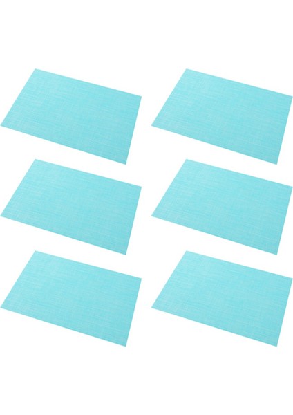 6'lı Set Yıkanabilir Silinebilir Mutfak Masası Yer Matları Isıya Dayanıklı Kaymaz Masa Matları-E (Yurt Dışından) fırsatları