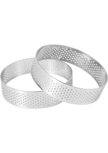 20 Adet 8 cm Delikli Yuvarlak Tart Halkaları Paslanmaz Çelik Meyveli Turta Kiş Kek Mus Kalıbı Mutfak Pişirme Kalıbı Halkaları (Yurt Dışından) modelleri
