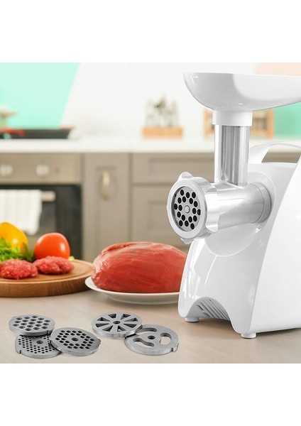 10 Adet Kıyma Makinesi Bıçak Seti, Paslanmaz Çelik Kıyma Makinesi Plaka Diskleri, Sosis Doldurma Halkası, Gıda Öğütme Bıçakları (Yurt Dışından) modelleri