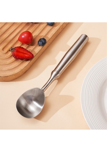 304 Paslanmaz Çelik Dondurma Kepçesi Otomatik Dondurma Kepçesi Kavun Topu Meyve Kepçesi Karpuz Kepçesi (Yurt Dışından) fırsatları