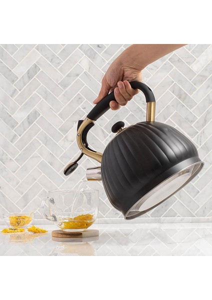 3,5 L Düdüklü Su Isıtıcısı Paslanmaz Çelik Düdüklü Çaydanlık Gazlı Ocak Indüksiyonlu Ocak Balkabağı Şeklinde Çaydanlık (Yurt Dışından) modelleri