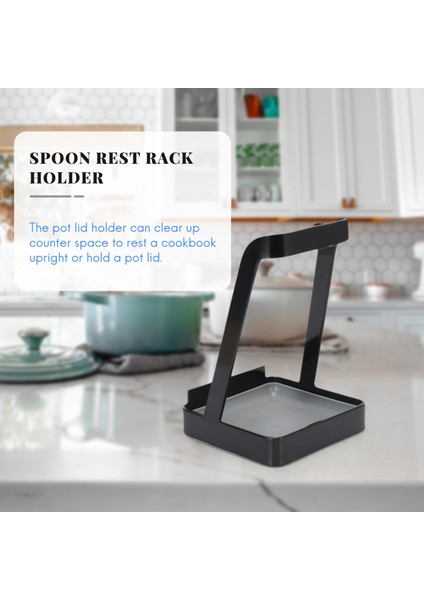 Tencere Kapağı Tutucu, Mutfak Düzenleyici Rafı, Kaşıklık Rafı Tutucu, Paslanmaz Çelik Kapak Standı, Mutfak Gereçleri, Siyah (Yurt Dışından) fiyatları