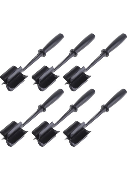 Mutfak Kıyma Makinesi Ezici Isıya Dayanıklı Yapışmaz Hamburger Doğrayıcı Patates Ezici Alet Mutfak Aletleri Siyah (Yurt Dışından)