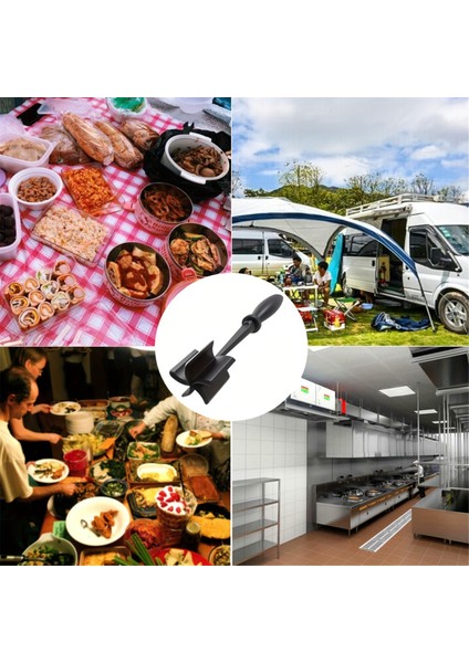 Mutfak Kıyma Makinesi Ezici Isıya Dayanıklı Yapışmaz Hamburger Doğrayıcı Patates Ezici Alet Mutfak Aletleri Siyah (Yurt Dışından) modelleri