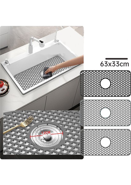 Mutfak Kesik Lavabo Matı Kaymaz Lavabo Matı Mutfak Lavabosu Için Silikon Lavabo Koruyucu Isıya Dayanıklı Mutfak Lavabo Matı (Yurt Dışından) modelleri