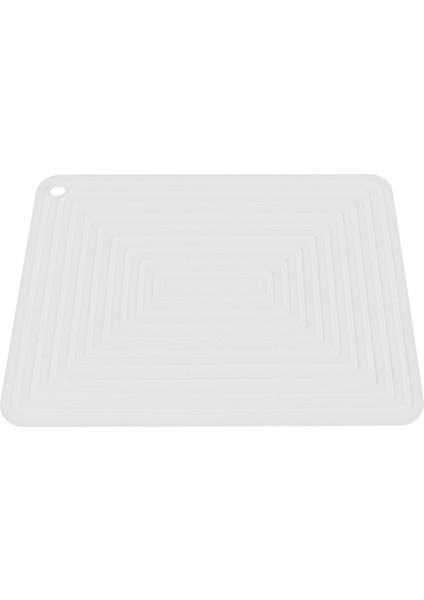 Büyük Silikon Tencere Tutucu Kare Kalın Isı Yalıtım Pedi Kaymaz Oluklu Mutfak Masa Matı (Beyaz) (Yurt Dışından) fiyatları