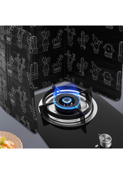 Adet Mutfak Yağı Alüminyum Folyo Yalıtım Bloğu Yağ Sıçrama Tahtası Pişirme Sıcak Bölücü Teneke Folyo Levha Alüminyum Folyo Siyah (Yurt Dışından) modelleri