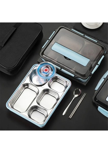 Paslanmaz Çelik Yalıtımlı Öğle Yemeği Kutusu Çok Katmanlı Çok Izgaralı Sofra Takımı Öğrenci Okul Yetişkin Öğle Yemeği Kutusu (Yurt Dışından) fiyatları