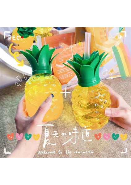 Plastik Ananas Bardağı, Pipetli Bardak, Luau Doğum Günü Partisi Dekorasyonu, Yaz Plajı Içme Bardağı (Yurt Dışından) fiyatları