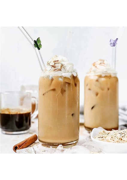 Adet Yeniden Kullanılabilir Cam Pipet, Şeffaf Pipetlerde Renkli Kelebek Tasarımlı Kırılmaya Dayanıklı Bükülmüş Içme Pipetleri (Yurt Dışından) fırsatları