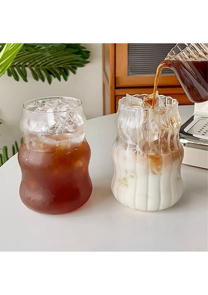 Adet Cam Bardak Isıya Dayanıklı Bardak Içecek Kapları Şeffaf Çay Suyu Süt Kahve Kupası Ev Su Bardakları Kupa, D (Yurt Dışından) indirimleri