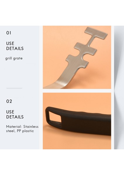 Adet Isıya Dayanıklı Izgara Izgarası Kaldırıcı Haşlanma Önleyici Pişirme Izgarası Kaldırıcı Aracı Barbekü Izgara Aletleri Aksesuarları Kamp Için (Yurt Dışından) indirimleri