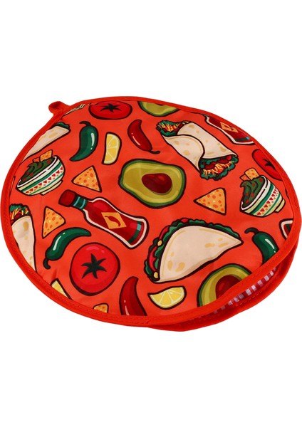 Burrito Için 12 Inç Bez Çanta, Mikrodalga Restoran Yemeği Krep Için Taşınabilir Tortilla Isıtıcı Kese, B (Yurt Dışından) fiyatları