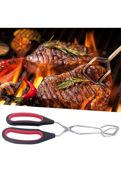 Rahat Saplı Makas Pensesi Ekstra Uzun Paslanmaz Çelik Makas Pensesi Barbekü Pişirmek Için (Yurt Dışından) fiyatları