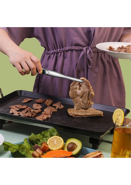 Paslanmaz Çelik Barbekü Klipsi Et Pişirme Gereçleri Mutfak Maşası Kamp Barbekü Salata Pişirme Aksesuarları, Gösterildiği Gibi (Yurt Dışından) modelleri