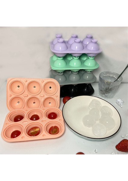 Gıda Sınıfı Silikon Hunisiz Kolay Kalıptan Çıkarılabilen Yaz Viskisi Buz Topu Kare Buz Kalıbı Eser Yeşil (Yurt Dışından) fiyatları