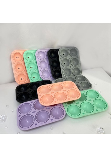 Gıda Sınıfı Silikon Hunisiz Kolay Kalıptan Çıkarılabilen Yaz Viskisi Buz Topu Kare Buz Kalıbı Eser Yeşil (Yurt Dışından) modelleri