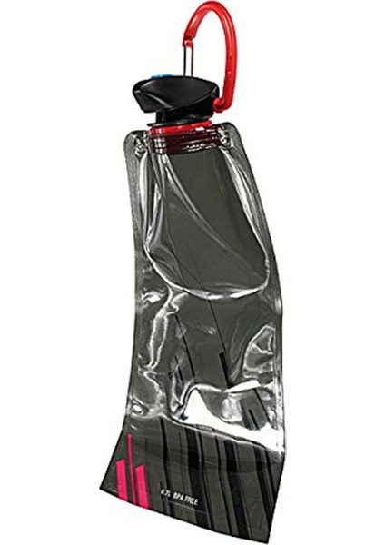 Adet 700 ml Katlanabilir Yeniden Kullanılabilir Su Torbası Içecek Şişesi Bpa Içermez Bisiklet Şişesi Siyah (Yurt Dışından)