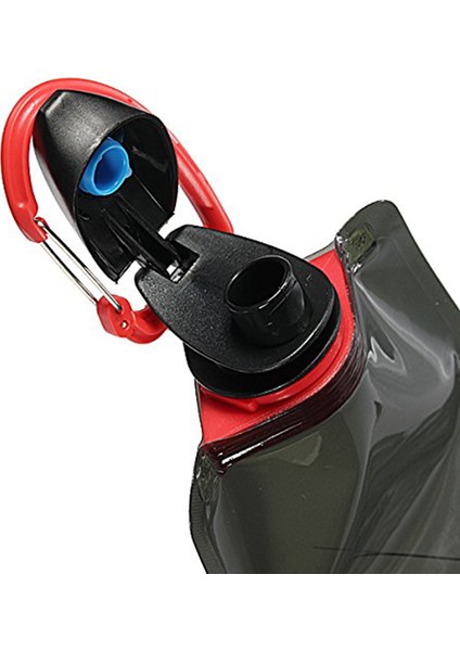 Adet 700 ml Katlanabilir Yeniden Kullanılabilir Su Torbası Içecek Şişesi Bpa Içermez Bisiklet Şişesi Siyah (Yurt Dışından) fiyatları