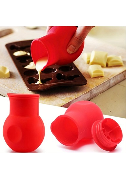 Silikon Çikolata Eritme Kabı Tereyağı Isıtma Süt Dökme Kabı Kalıbı Tereyağı Süt Mikrodalga Fırın Mutfak Aksesuarları (Yurt Dışından) fırsatları