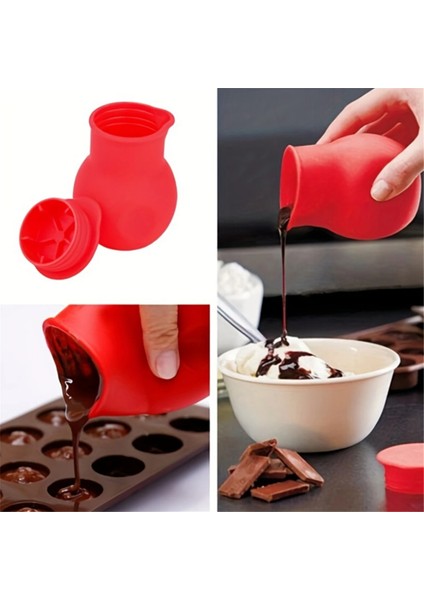Silikon Çikolata Eritme Kabı Tereyağı Isıtma Süt Dökme Kabı Kalıbı Tereyağı Süt Mikrodalga Fırın Mutfak Aksesuarları (Yurt Dışından) indirimleri