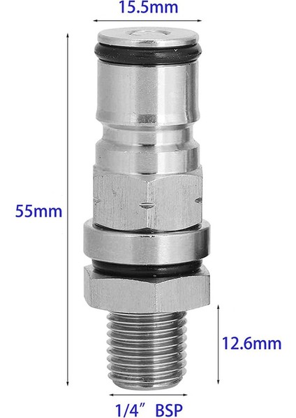 Bilyalı Kilitli Direk Hava Giriş ve Çıkış Vanası Için, 1/4 Bsp Uzatılmış Dişli, Co2 Ayırıcı El Yapımı Bira ile Donatılabilir (Yurt Dışından) modelleri