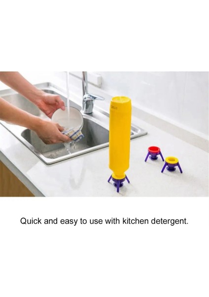 24 Adet Ters Şişe Kapağı Banyo Braketi Duş Jeli Şampuan Kolay Dökülen Sıvı Kapağı Mutfak Baharat Şişesi Tutucu (Yurt Dışından)