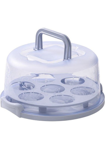 Kapaklı Şeffaf Kek Kutusu, Cupcake Tutucu, Kapaklı Şeffaf Kek Kutusu Taşıyıcı, Kulplu Cupcake Tutucu, C (Yurt Dışından)