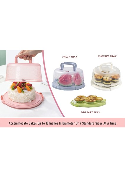 Kapaklı Şeffaf Kek Kutusu, Cupcake Tutucu, Kapaklı Şeffaf Kek Kutusu Taşıyıcı, Kulplu Cupcake Tutucu, C (Yurt Dışından) fırsatları