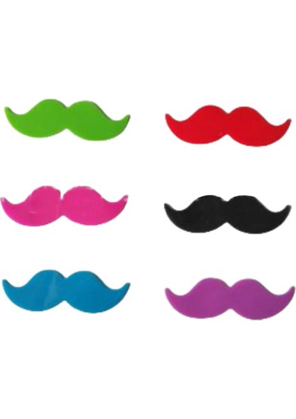 Silikon Cam Şarap Etiketi Tanımlayıcı Bardak Çay Bardağı Işaretleyici Parti Malzemeleri Sakal (Yurt Dışından)