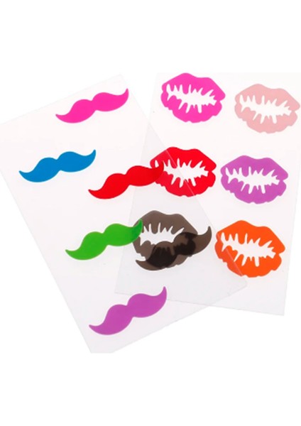 Silikon Cam Şarap Etiketi Tanımlayıcı Bardak Çay Bardağı Işaretleyici Parti Malzemeleri Sakal (Yurt Dışından) modelleri