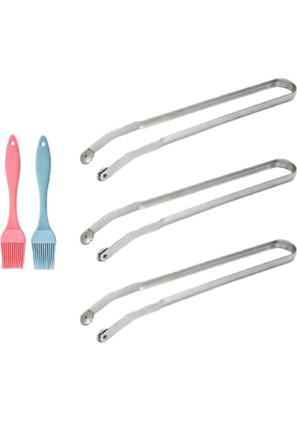 Adet Sosis Çevirme Maşası, Mutfak Pişirme Maşası, Izgara Için Barbekü Maşası, Barbekü Sosis Izgara Maşası, Uzun Saplı Mutfak Maşası (Yurt Dışından)