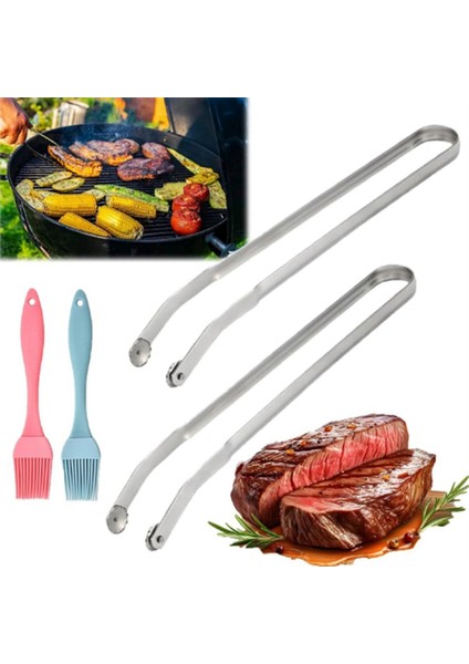 Adet Sosis Çevirme Maşası, Mutfak Pişirme Maşası, Izgara Için Barbekü Maşası, Barbekü Sosis Izgara Maşası, Uzun Saplı Mutfak Maşası (Yurt Dışından) fiyatları