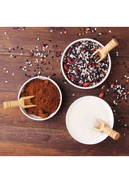 Küçük Tahta Kaşık Süt Tozu Kaşığı Ahşap Tuz Tozu Ölçü Kaşığı Çay Kahve Baharat Tahta Kaşığı (12 Adet) (Yurt Dışından) modelleri