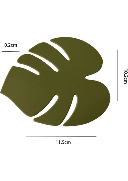 Silikon Bardak Altlığı Yaprak Şeklinde Yalıtım Pedi Masa Matı Yemek Masası Dekorasyonu Için Bardak Altlığı Sıcak Içecek Tutucu (Yurt Dışından) fiyatları