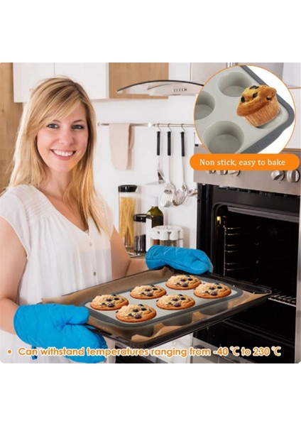 Kendin Yap Silikon Kek Kalıbı Pişirme Kalıbı Yapışmaz Kek Kalıbı Dayanıklı Pişirme Kalıbı Kalıptan Çıkarılması Kolay Temizlenebilir 2 Adet (Yurt Dışından) fırsatları