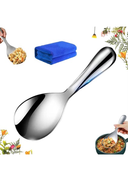 Kaşık Paslanmaz Çelik Pirinç Kaşığı Kalın Yapışmaz Ev Tipi Yapışmaz Pirinç Kaşığı Paslanmaz Çelik Mutfak Eşyaları (Yurt Dışından) fiyatları