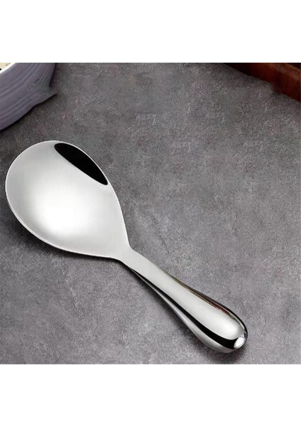 Kaşık Paslanmaz Çelik Pirinç Kaşığı Kalın Yapışmaz Ev Tipi Yapışmaz Pirinç Kaşığı Paslanmaz Çelik Mutfak Eşyaları (Yurt Dışından) fırsatları