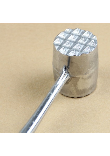 Gümüş Iki Taraflı Alüminyum Yuvarlak Et Çekiç Tokmak Yumuşatıcı Sığır Eti Domuz Eti Tavuk Dövücü Uzunluk 20,5 cm Çap 3,5 cm (Oval) (Yurt Dışından) fırsatları