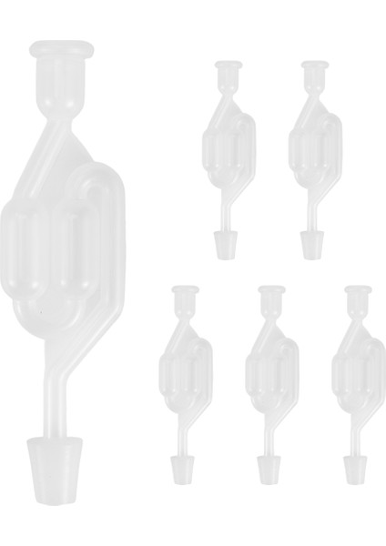 Şarap Yapımı, Bira Demleme Camı ve Damacana Fermentörü Için 6 S Şeklinde Kauçuk Tıpalı Egzoz Contası Vanası ve Çift Hava Kilidi (Yurt Dışından) fiyatları