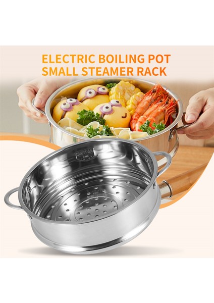 Çorba Tenceresi, Süt Tenceresi, Mutfak Aletleri Için Çift Kulaklı 20 cm Kalınlaştırıcı Gıda Buhar Rafı Paslanmaz Çelik Buharlı Pişirici (Yurt Dışından) fırsatları