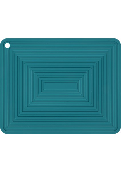Büyük Silikon Tencere Tutucu Kare Kalın Isı Yalıtım Pedi Kaymaz Oluklu Mutfak Masa Matı (Yeşil) (Yurt Dışından) fiyatları