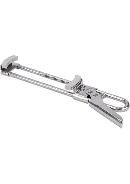 Kaymaz Kauçuk Pedli Çok Işlevli Paslanmaz Çelik Konserve Açacağı, Zayıf Eller, Yaşlılar ve Çocuklar Için Kavanoz Açacağı (Yurt Dışından)